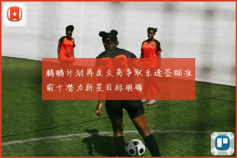 鹈鹕计划再度交易争取乐透签瞄准前十潜力新星目标明确